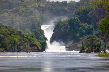 Wasserfall in Uganda
