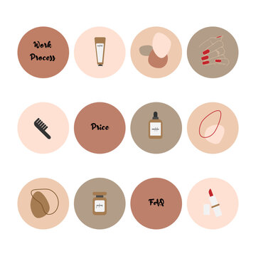 Work highlights stories icons