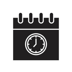 Calendar date time icon design. Calendar Icon. calendar symbols. Meeting Deadlines, Time management .Appointment schedule. vector illustration