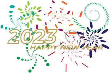 Happy new year 2023 background abstract and ornament.Traditional Asian background, eastern patterns elements,