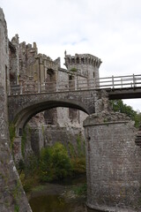 Obraz premium the ruins of raglan castle in Monmouthshire wales