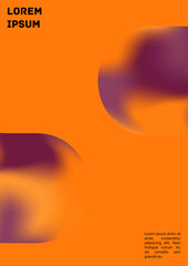 Vector Gradient Colorful Cover. Holographic Abstract Background Poster Design Template.