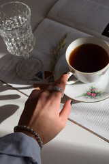 coffee in the morning