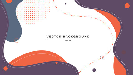 Vector abstract colorful background template.