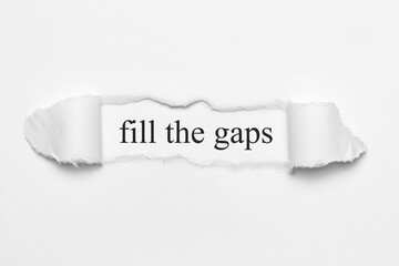 fill the gaps	