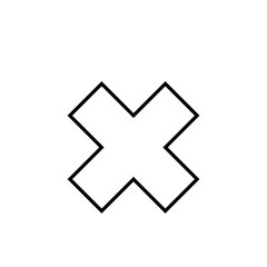 Retro Shape, Outline, Abstract