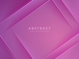 pink paper cut gradation background with modern transparent lines