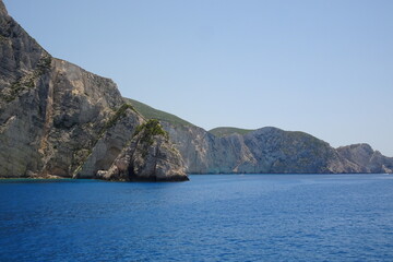 Naklejka premium Zakynthos Landscape Coast - Greek Island