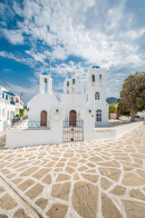 Marmara village in Paros, Greece.