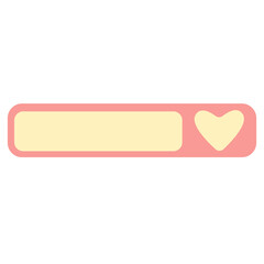 Cute Hand-drawn Note Text Box, Sticky Note, UI Tab, Search bar, Folder