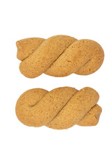 Koulourakia - greek handmade butter cookies with cinnamon