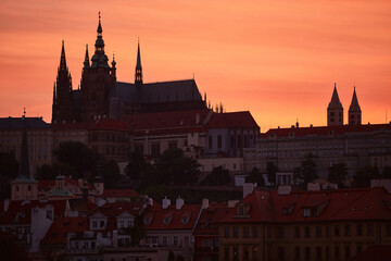 View of Prague, capital of Czech republic.