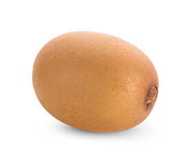 fresh golden kiwi isolated on white background