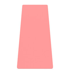 3d rendering illustration of a yoga mat