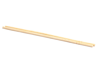 chopsticks for sushi isolated on white background