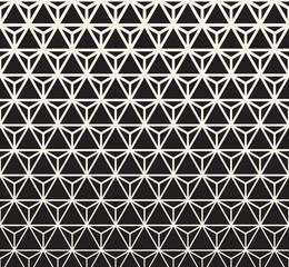 Geometric seamless halftone triangle pattern . Abstrat triangle pattern design.