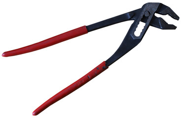 plumber pliers isolated