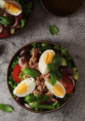 Nicoise salad - traditional French dish