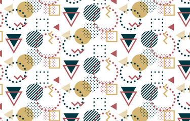 trendy geometric pattern background
