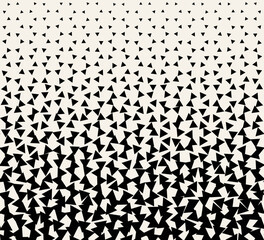 Geometric seamless halftone triangle pattern . Abstrat triangle pattern design.