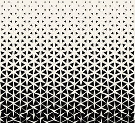 Geometric seamless halftone triangle pattern . Abstrat triangle pattern design.