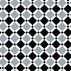 Abstract Geometric Squares Diamond Style Italian Tile Pattern Minimal Shapes Tartan Classic  Trendy Fashion Colors Perfect for Allover Fabric Print or Interior Design