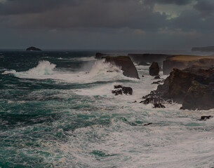 storm at Eshaness