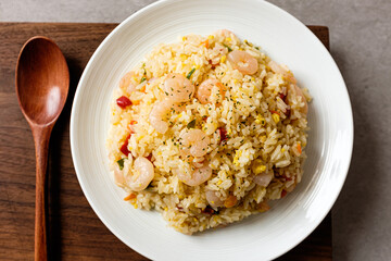 Shrimp Fried Rice with Shrimp, Vegetables and Rice
