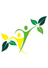 illustration of a green leaf