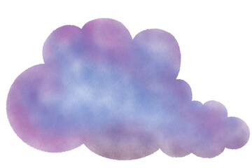 Blue Cloud watercolor