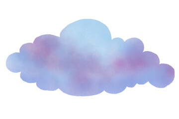Blue Cloud watercolor