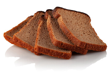 Slices of rye bread