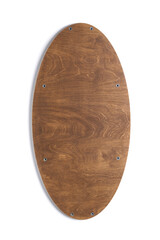 Balance board on a white background made of eco-friendly material