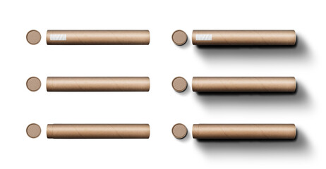 Cardboard Tube Open Close