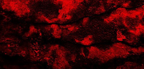 Red grunge color with worn cracks and scratches. A bold and mysterious contrast.