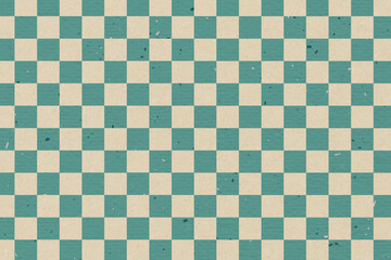 Chess retro vintage groovy background. Chessboard texture.