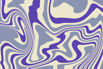 Retro flow marble waves groovy hippie texture background.