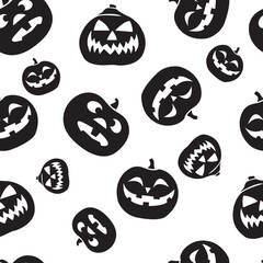 PATTERN OF Halloween pumpkin icon