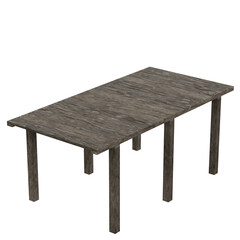 3d rendering illustration of a wooden pier module