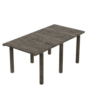 Fototapeta 3d rendering illustration of a wooden pier module