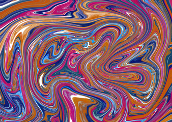 paint liquify marbled colorful.