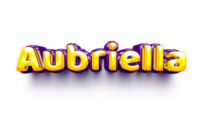 names of girls English helium balloon shiny celebration sticker 3d inflated