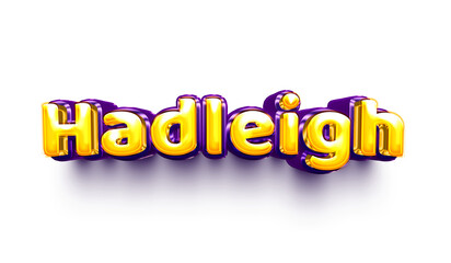 names of girls English helium balloon shiny celebration sticker 3d inflated Hadleigh