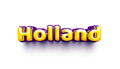 names of girls English helium balloon shiny celebration sticker 3d inflated Holland