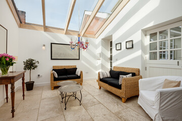 Contemporary living room interior