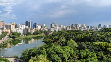 Urban view from the river