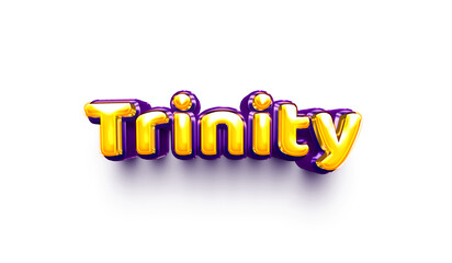 names of girls English helium balloon shiny celebration sticker 3d inflated trinty