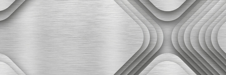 Aluminum background. Brushed metal texture or plate. Stainless steel texture close up. 3d illustration