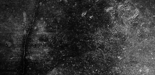 Pressure, cracked background with black and white and gray color blend. Textured borderless object.