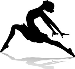 Ballet Dancing Silhouette © Christos Georghiou